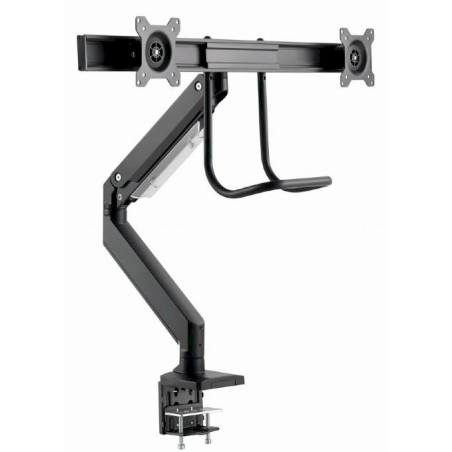 Gembird MA-DA2-04 Adjustable Desk Mounted Monitor Arm for 2 Monitors