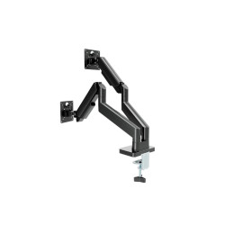 Gembird MA-DA2-06 Desk Mounted Adjustable Double Monitor Arm 17"-32" / black