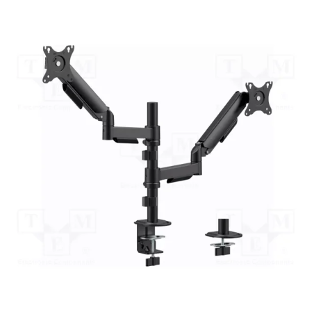 Gembird MA-DA2P-02 Adjustable Desk Display Mounting Arm for 2 Monitors 17"-32"