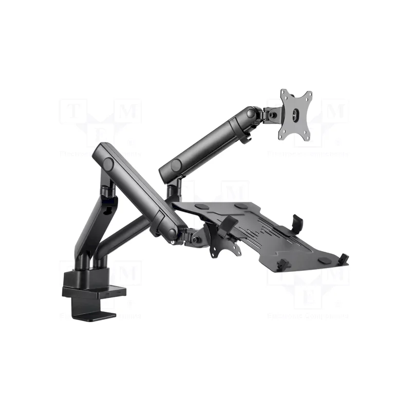 Gembird MA-DA3-02 Desk Mounted Adjustable Monitor Arm with Notebook Tray (full-motion)