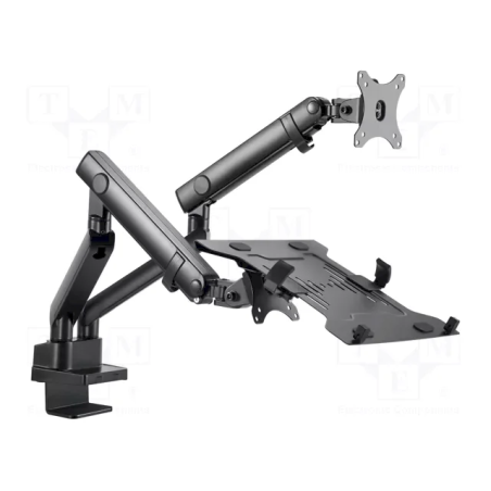 Gembird MA-DA3-02 Desk Mounted Adjustable Monitor Arm with Notebook Tray (full-motion)