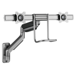 Gembird MA-WA2-02 Adjustable Dual Monitor Wall Mount Arm