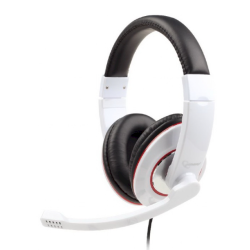 Gembird MHS-001-GW Stereo Headset with Microphone / glossy white