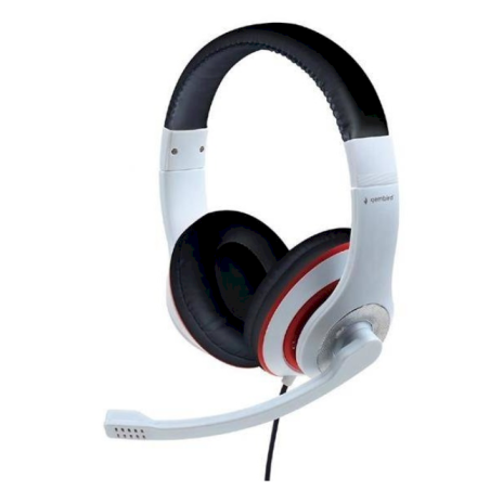 Gembird MHS-03-WTRDBK Headset Stereo / white