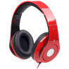 Gembird MHS-DTW-R Folding Stereo Headphones with Microphone / red