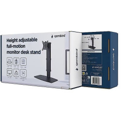 Gembird MS-D1ST-02 Monitor Desk Stand Height Adjustable 17"-32"