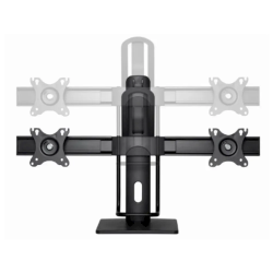 Gembird MS-D2-01 Double Monitor Desk Stand Height Adjustable