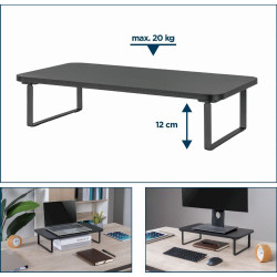 Gembird MS-TABLE-03 Monitor Stand (Rectangle) / black