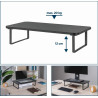 Gembird MS-TABLE-03 Monitor Stand (Rectangle) / black