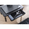 Gembird MS-TABLE-D-01 Adjustable Monitor Stand with Drawer / black
