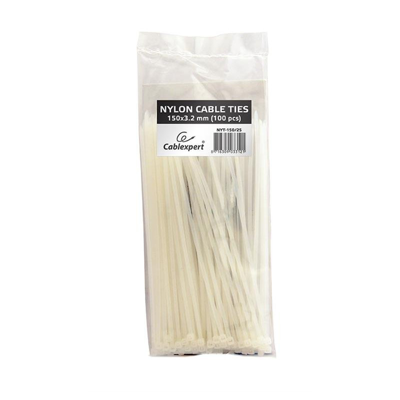 Gembird NYT-150/25 Nylon Cable Ties 150 mm 3.2 mm 100 pcs