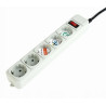 Gembird SPG3-B-10C Power Strip 5 outlets 3m