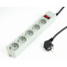 Gembird SPG3-B-15C Surge Protector 5 sockets 4.5m