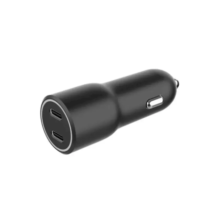 Gembird TA-UC-C2PD40-CAR-01 Car USB Charger 2x USB Type-C PD 40W / black