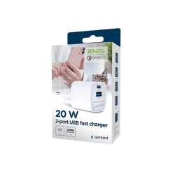 Gembird TA-UC-PDQC20-W-01