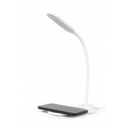 Gembird TA-WPC10-LED-01-W Desk Lamp with Wireless Charger / white