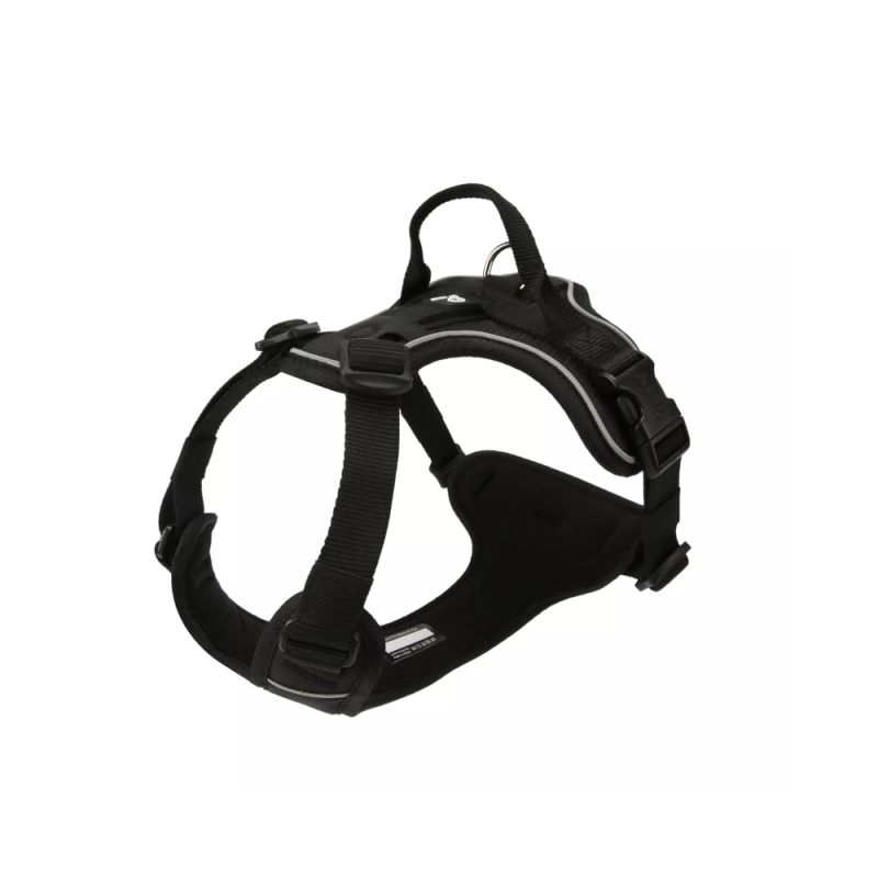 Quapas! Petnešos Ultra, S, kaklas 36-48 cm, krūtinė 45-64 cm, juodos