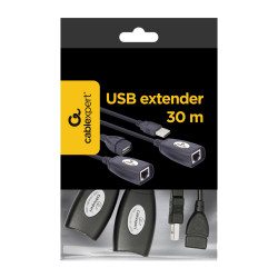 Gembird UAE-30M USB Extender 30 m / black