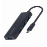 Gembird UHB-CM-U3P4-02 4-port USB-C Hub USB 3.1 Gen 1 / black