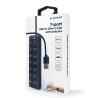 Gembird UHB-U3P7P-01 USB 3.1 Powered 7-Port Hub with Switches
