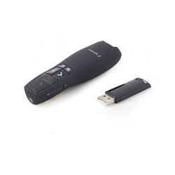 Gembird WP-L-12 Wireless USB Presenter with laser pointer / black