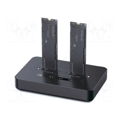 Gembird DD2-U3M2 Desktop Dual Drive SSD Docking Station USB Type-C M.2 NVMe and SATA