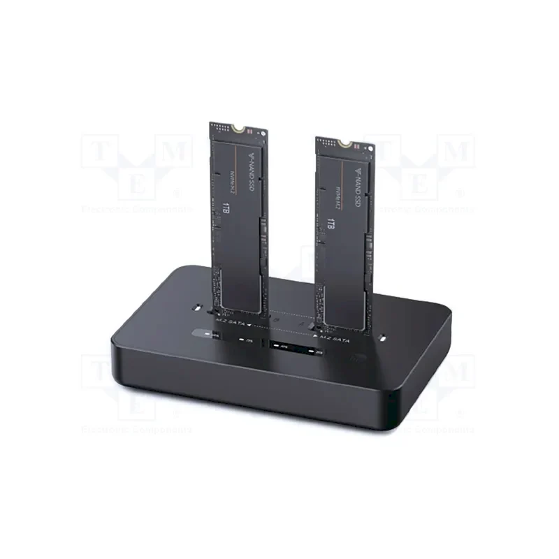 Gembird DD2-U3M2 Desktop Dual Drive SSD Docking Station USB Type-C M.2 NVMe and SATA