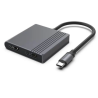 Gembird A-CM-HDMIFDPF-01 USB-C to HDMI + DP Adapter 4K 60Hz / black