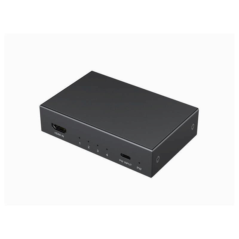 Gembird DSP-HDMI4K-4P-01 HDMI Splitter 4 Ports 4K 30Hz / black