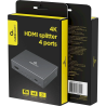 Gembird DSP-HDMI4K-4P-01 HDMI Splitter 4 Ports 4K 30Hz / black