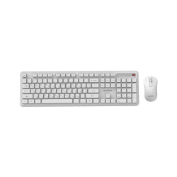 Gembird KBS-WPS-01-W Slim Pro Business Wireless Desktop Set US Layout / white