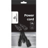 Gembird PC-189-VDE Power Extension Cable 1.8m IEC C14 to IEC C13