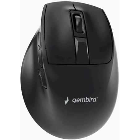 Gembird MUSW3-9B-01 Triple-mode 9-button Wireless Ergonomic Mouse