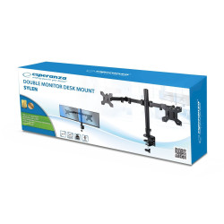 Esperanza ERW018 Desk Mount for Two Monitors 10-27" up to 8kg