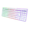 Mars Gaming MCPWTKLWUS Keyboard and Mouse Set RF Wireless + USB QWERTY US International / white