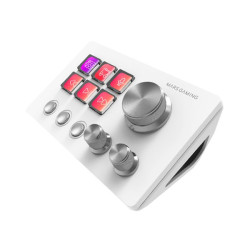 Mars Gaming MSDTWOW Live Content Creation Controller 9 Buttons / white