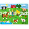 Melissa & Doug MPZ WPZ Farm Anml Sound Pzl8Pc GML Forminė dėlionė 8 vnt Gyvūnai