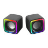 Mars Gaming MSCUBE Compact RGB Gaming Speakers 8W DSP / black