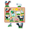 Melissa & Doug MPZ WPZ Farm Anml Sound Pzl8Pc GML Forminė dėlionė 8 vnt Gyvūnai