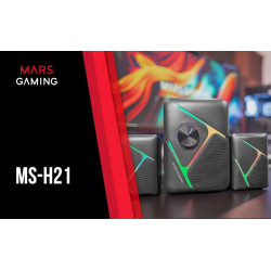 Mars Gaming MSH21 Stereo system for PC 2.1 3D 35W / black