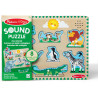 Melissa & Doug MPZ WPZ Zoo Animals Sound Pzl GML Forminė dėlionė 8 vnt Gyvūnai