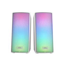 Mars Gaming MSRGB2W Bluetooth Stereo PC Speaker System 15W / white