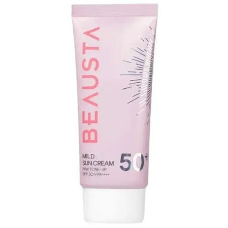 Beausta Mild Sun Cream Pink Tone-Up SPF50+ 50 ml