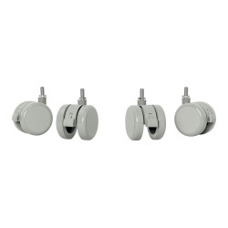 Leitz 53740085 baldo ratukas Pilka 4 cm 4 vnt