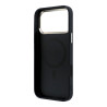 Guess PU Leather 4G Gold Frame MagSafe Case for iPhone 18 Pro Max / Black