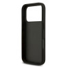 Guess PU Fixed Glitter 4G Metal Logo Case for iPhone 18 Pro / black