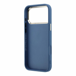 Guess PU 4G Resin Metal Logo Case for iPhone 18 Pro / Blue