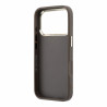 Guess PU 4G Resin Metal Logo Case for iPhone 18 Pro / brown