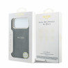Guess PU Leather 4G Gold Frame Embossed MagSafe Case for iPhone 18 Pro Max / Black