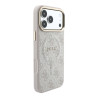 Guess PU Leather 4G Gold Frame Embossed MagSafe Case for iPhone 18 Pro / Pink